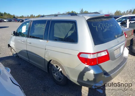 2005 Honda Odyssey Ex z USA, uszkodzony, nr VIN 5FNRL38495B034227